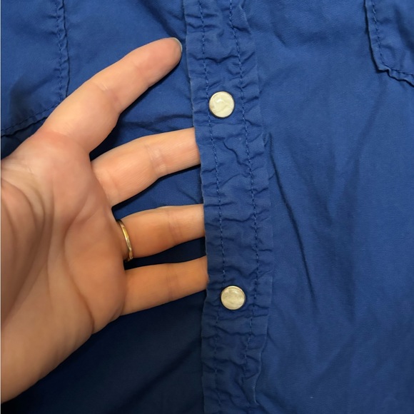 Cactus Pearl Snap Button Down Long Sleeve Shirt - Picture 2 of 8